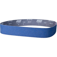 2 × 48″ BlueFire Cloth Narrow Benchstand Belt 36 Grit R821P Zirconia Alumina - Caliber Tooling