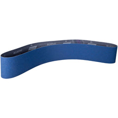 ‎2-1/2 × 60″ BlueFire Cloth Narrow Benchstand Belt 60 Grit R821P Zirconia Alumina - Caliber Tooling