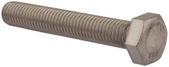 Value Collection - M12x1.75mm Metric Coarse, 75mm Length Under Head Hex Head Cap Screw - Fully Threaded, Grade 316 & Austenitic A4 Stainless Steel, Uncoated, 19mm Hex - Caliber Tooling