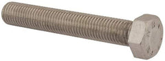 Value Collection - M24x3.00mm Metric Coarse, 150mm Length Under Head Hex Head Cap Screw - Fully Threaded, Grade 316 & Austenitic A4 Stainless Steel, Uncoated, 36mm Hex - Caliber Tooling