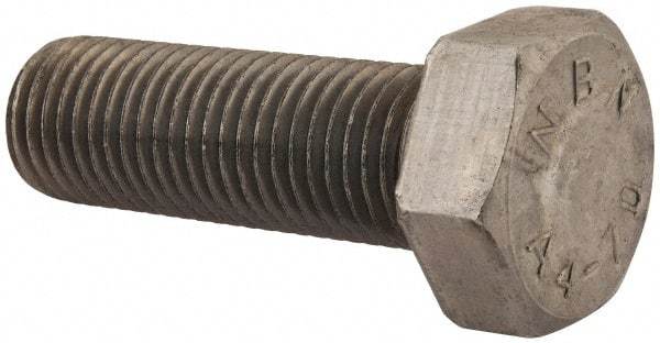 Value Collection - M30x3.50mm Metric Coarse, 90mm Length Under Head Hex Head Cap Screw - Fully Threaded, Grade 316 & Austenitic A4 Stainless Steel, Uncoated, 46mm Hex - Caliber Tooling