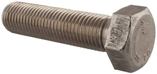 Value Collection - M30x3.50mm Metric Coarse, 120mm Length Under Head Hex Head Cap Screw - Fully Threaded, Grade 316 & Austenitic A4 Stainless Steel, Uncoated, 46mm Hex - Caliber Tooling