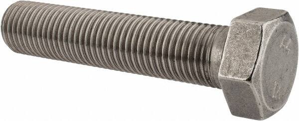 Value Collection - M30x3.50mm Metric Coarse, 140mm Length Under Head Hex Head Cap Screw - Fully Threaded, Grade 316 & Austenitic A4 Stainless Steel, Uncoated, 46mm Hex - Caliber Tooling