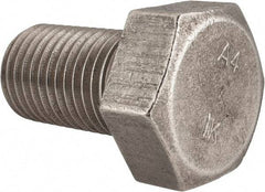 Value Collection - M36x4.00mm Metric Coarse, 60mm Length Under Head Hex Head Cap Screw - Fully Threaded, Grade 316 & Austenitic A4 Stainless Steel, Uncoated, 55mm Hex - Caliber Tooling