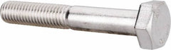 Value Collection - M10x1.50mm Metric Coarse, 65mm Length Under Head Hex Head Cap Screw - Partially Threaded, Grade 316 & Austenitic A4 Stainless Steel, Uncoated, 17mm Hex - Caliber Tooling