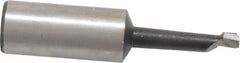 Made in USA - 5/16" Min Bore Diam, 1-1/8" Max Bore Depth, 5/8 Shank Diam, Boring Bar - Right Hand Cut, Carbide-Tipped, Bright Finish - Exact Industrial Supply