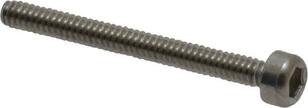 Value Collection - M1.6x0.35 Metric Coarse Hex Socket Drive, Socket Cap Screw - Grade 18-8 & Austenitic A2 Stainless Steel, Uncoated, Partially Threaded, 16mm Length Under Head - Caliber Tooling