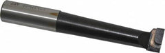 Made in USA - 13/16" Min Bore Diam, 3-3/8" Max Bore Depth, 3/4 Shank Diam, Boring Bar - Right Hand Cut, Carbide-Tipped, Bright Finish - Exact Industrial Supply