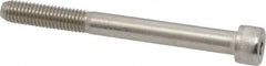 Value Collection - M8x1.25 Metric Coarse Hex Socket Drive, Socket Cap Screw - Grade 18-8 & Austenitic A2 Stainless Steel, Uncoated, Partially Threaded, 80mm Length Under Head - Caliber Tooling