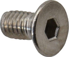 Value Collection - M2.5x0.45 Metric Coarse Hex Socket Drive, 90° Flat Screw - Grade 18-8 & Austenitic A2 Stainless Steel, Fully Threaded, 5mm OAL - Caliber Tooling