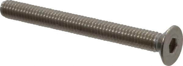 Value Collection - M4x0.70 Metric Coarse Hex Socket Drive, 90° Flat Screw - Grade 18-8 & Austenitic A2 Stainless Steel, Partially Threaded, 40mm OAL - Caliber Tooling