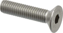 Value Collection - M8x1.25 Metric Coarse Hex Socket Drive, 90° Flat Screw - Grade 18-8 & Austenitic A2 Stainless Steel, Partially Threaded, 35mm OAL - Caliber Tooling