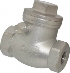 Sharpe Valves - 1/4" Stainless Steel Check Valve - FNPT x FNPT, 200 WOG - Caliber Tooling