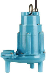 Little Giant Pumps - 2 hp, 16.4 Amp Rating, 230 Volts, Nonautomatic Operation, Effluent Pump - 1 Phase, Cast Iron Housing - Caliber Tooling