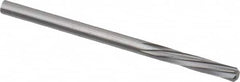 Magafor - 3.1902mm Solid Carbide 6 Flute Chucking Reamer - Spiral Flute, 1/8" Straight Shank, 19/32" Flute Length, 2-1/4" OAL - Caliber Tooling