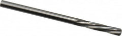 Magafor - 3.3299mm Solid Carbide 6 Flute Chucking Reamer - Spiral Flute, 0.1311" Straight Shank, 19/32" Flute Length, 2-1/4" OAL - Caliber Tooling