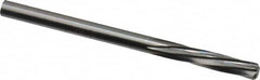 Magafor - #27 Solid Carbide 6 Flute Chucking Reamer - Spiral Flute, 0.1441" Straight Shank, 19/32" Flute Length, 2-1/4" OAL - Caliber Tooling