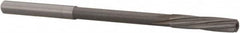 Magafor - #24 Solid Carbide 6 Flute Chucking Reamer - Spiral Flute, 0.158" Straight Shank, 3/4" Flute Length, 2-61/64" OAL - Caliber Tooling