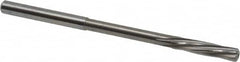 Magafor - 4.4mm Solid Carbide 6 Flute Chucking Reamer - Spiral Flute, 0.177" Straight Shank, 53/64" Flute Length, 3-5/32" OAL - Caliber Tooling