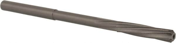 Magafor - #16 Solid Carbide 6 Flute Chucking Reamer - Spiral Flute, 0.177" Straight Shank, 53/64" Flute Length, 3-5/32" OAL - Caliber Tooling