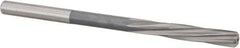 Magafor - 5.65mm Solid Carbide 6 Flute Chucking Reamer - Spiral Flute, 0.216" Straight Shank, 1-1/32" Flute Length, 3-21/32" OAL - Caliber Tooling