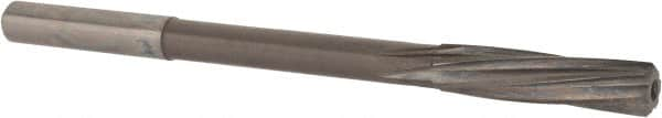 Magafor - 7.51mm Solid Carbide 6 Flute Chucking Reamer - Spiral Flute, 0.276" Straight Shank, 1-7/32" Flute Length, 4-9/32" OAL - Caliber Tooling