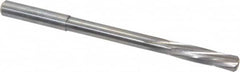 Magafor - 7.7495mm Solid Carbide 6 Flute Chucking Reamer - Spiral Flute, 0.315" Straight Shank, 1-19/64" Flute Length, 4-5/8" OAL - Caliber Tooling