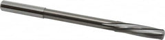 Magafor - 7.9807mm Solid Carbide 6 Flute Chucking Reamer - Spiral Flute, 0.315" Straight Shank, 1-19/64" Flute Length, 4-5/8" OAL - Caliber Tooling