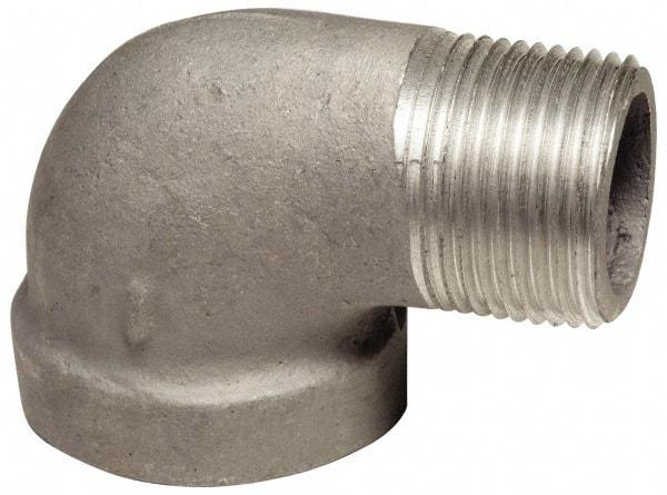 Latrobe Foundry - 3" Aluminum Pipe 90° Street Elbow - 150 psi, M x F End Connection, Grade 356-F - Caliber Tooling