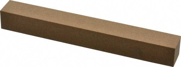 Made in USA - 6" Long x 3/4" Wide x 3/4" Thick, Aluminum Oxide Sharpening Stone - Square, Medium Grade - Caliber Tooling