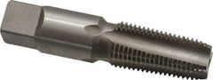 Reiff & Nestor - 1/4-19" BSPT, 4 Flutes, Bottoming Chamfer, Bright Finish, High Speed Steel British Standard Pipe Tap - 0.5625" Shank Diam, 0.421" Square Size, 1-1/16" Thread Length, 2-7/16" Overall Length, Series 123 - Exact Industrial Supply