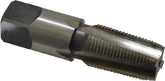 Reiff & Nestor - 3/8-19" BSPT, 4 Flutes, Bottoming Chamfer, Bright Finish, High Speed Steel British Standard Pipe Tap - 0.7" Shank Diam, 0.531" Square Size, 1-1/16" Thread Length, 2-9/16" Overall Length, Series 123 - Exact Industrial Supply