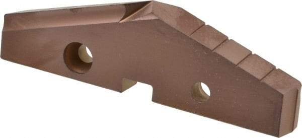 Allied Machine and Engineering - 4-1/16" Diam x 7/16" Thick, Seat Code 8, 144° Included Angle Spade Drill Insert - AM200 Coated, Cobalt, Grade Super Cobalt, Series GEN2 T-A - Caliber Tooling