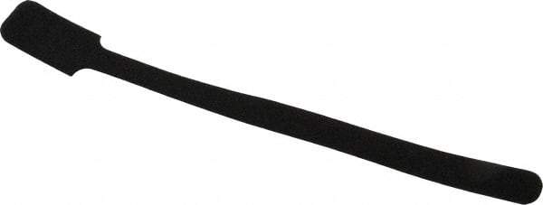 SpeedTech - 9" Long Black Nylon & Polyethylene Mountable Cable Tie - 40 Lb Tensile Strength, 2" Max Bundle Diam - Caliber Tooling