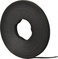 SpeedTech - 75' Long Black Nylon & Polyethylene Hook & Loop Strap - 50 Lb Tensile Strength - Caliber Tooling