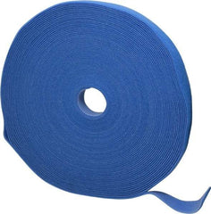 SpeedTech - 75' Long Blue Nylon & Polyethylene Hook & Loop Strap - 50 Lb Tensile Strength - Caliber Tooling