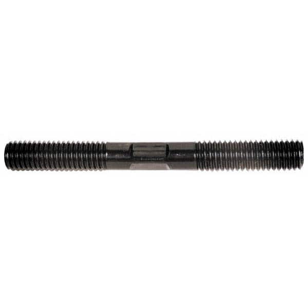 5/8-11 22″ OAL Equal Double Threaded Stud Carbon Steel, 1-3/4″ Equal Thread Length