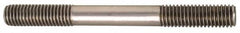 Gibraltar - 1-8 8" OAL Equal Double Threaded Stud - Alloy Steel, Black Oxide Finish, 2-1/2" Equal Thread Length - Caliber Tooling