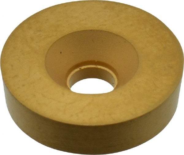 Value Collection - RD8P P Grade TCN55 Carbide Turning Insert - TiN Finish, Round, 1/2" Inscr Circle, 1/8" Thick - Caliber Tooling