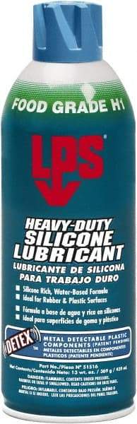 LPS - 16 oz Aerosol Silicone Spray Lubricant - Food Grade - Caliber Tooling