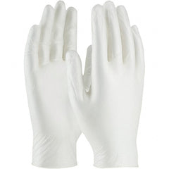 Disposable Gloves: Size 2X-Large, 4 mil, Vinyl, Powdered White