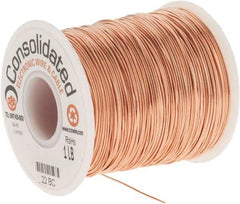 Made in USA - 22 AWG, 0.0253 Inch Diameter, 507 Ft., Solid, Grounding Wire - Copper, ASTM B3, QQ-W-343 Type S, RoHS Compliant - Caliber Tooling