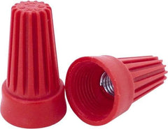 Ideal - 2, 14 to 4, 12 AWG, 600 Volt, Flame Retardant, Standard Twist on Wire Connector - Red, 221°F - Caliber Tooling