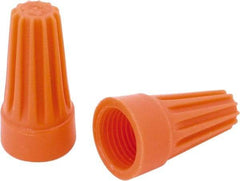 Ideal - 2, 18 to 2, 14 AWG, 600 Volt, Flame Retardant, Standard Twist on Wire Connector - Orange, 221°F - Caliber Tooling