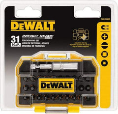 DeWALT - 31 Piece, Screwdriver Tamperproof Bit Set - #1, #2 & #3 Phillips, #1, #2 & #3 Square Recess - Caliber Tooling