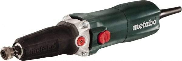 Metabo - 1/4 Inch Collet, 10,000 to 30,500 RPM, lnline, Electric Die Grinder - 6.4 Amp - Caliber Tooling