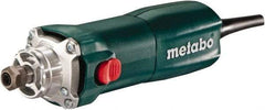 Metabo - 1/4 Inch Collet, 13,000 to 34,000 RPM, lnline, Electric Die Grinder - 6.4 Amp - Caliber Tooling