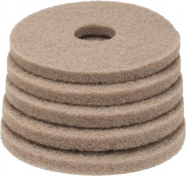 PRO-SOURCE - Polishing Pad - 13" Machine, Tan Pad, Polyester - Caliber Tooling