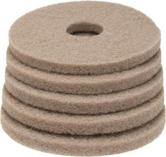 PRO-SOURCE - Polishing Pad - 13" Machine, Tan Pad, Polyester - Caliber Tooling