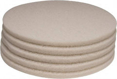 PRO-SOURCE - Polishing Pad - 20" Machine, White Pad, Polyester - Caliber Tooling